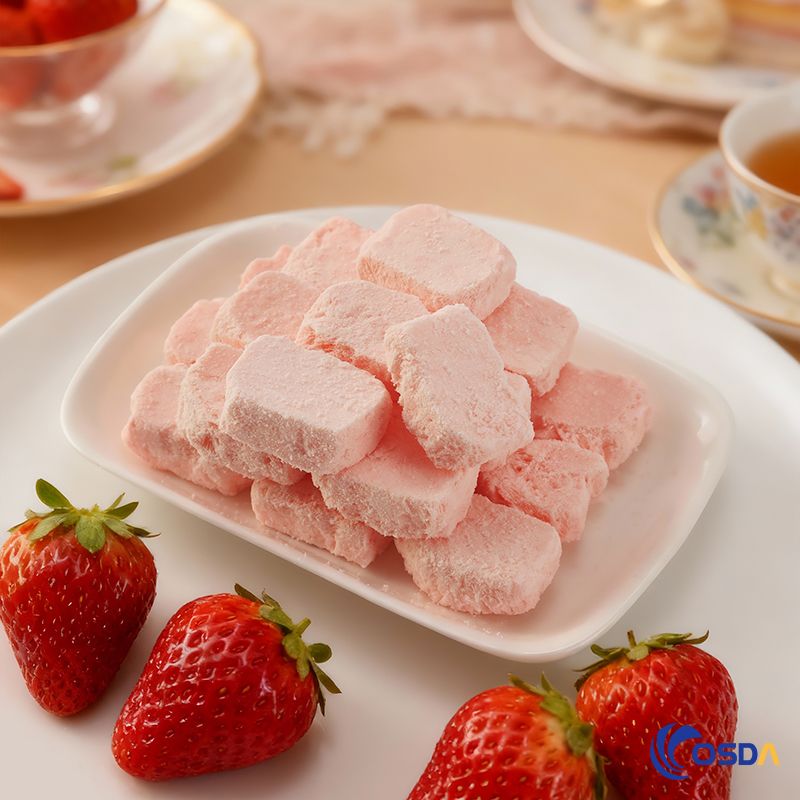 strawberry flavor freeze dried ice cream