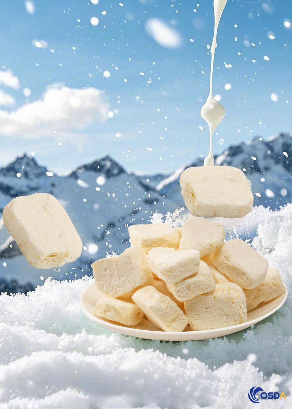 Crunchy Camping Food vanilla freeze dried