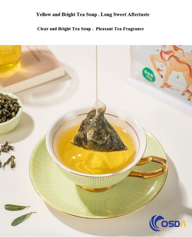 yellow and bright tea soup