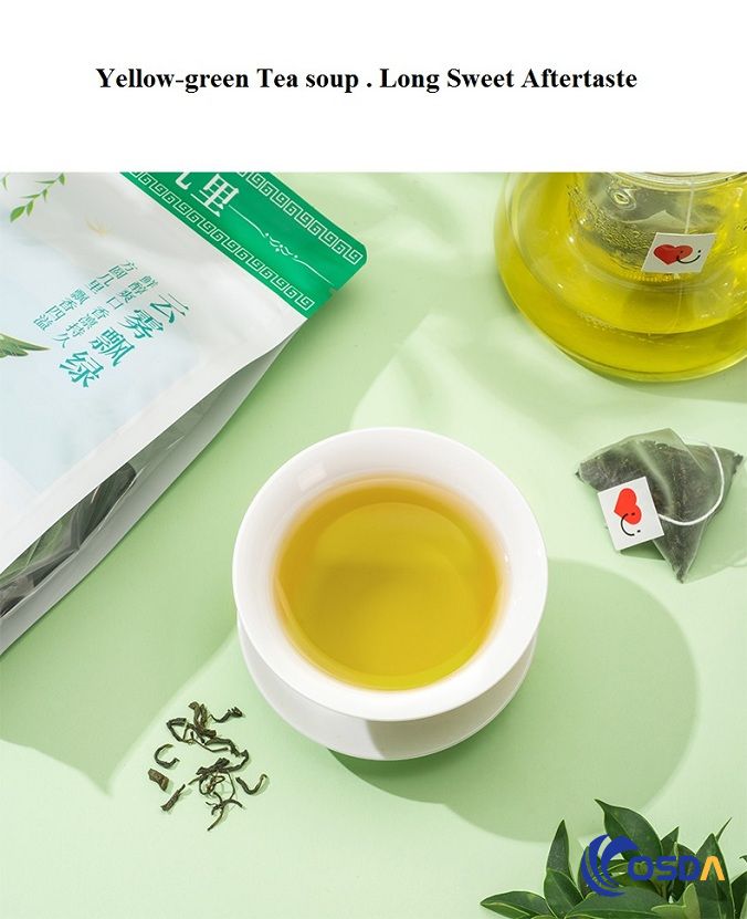 Yellow-green Tea soup