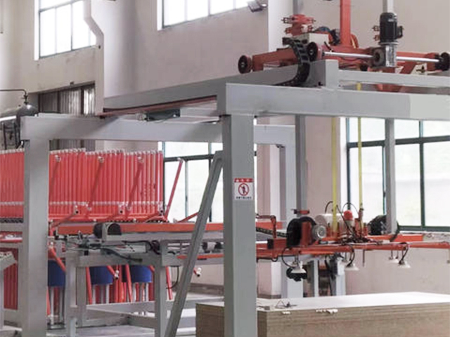 Short-Cycle-Press-Line-for-Laminate-Flooring-Industry