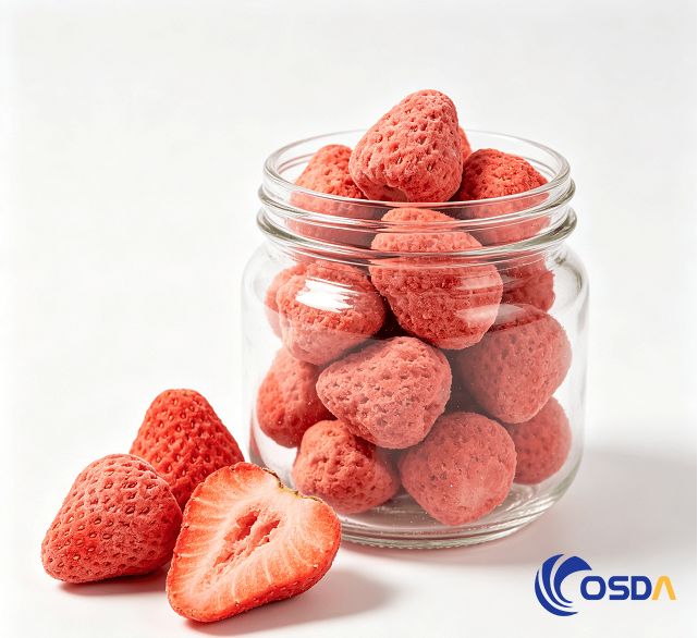 freeze dried strawberry for snacking