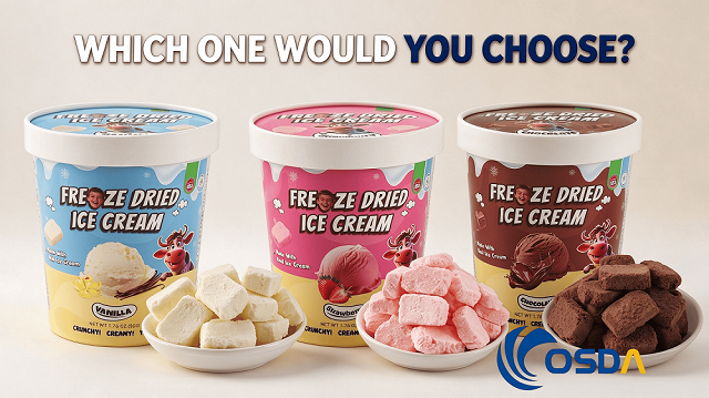 freeze dried ice cream snack