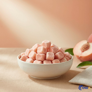 freeze dried peach
