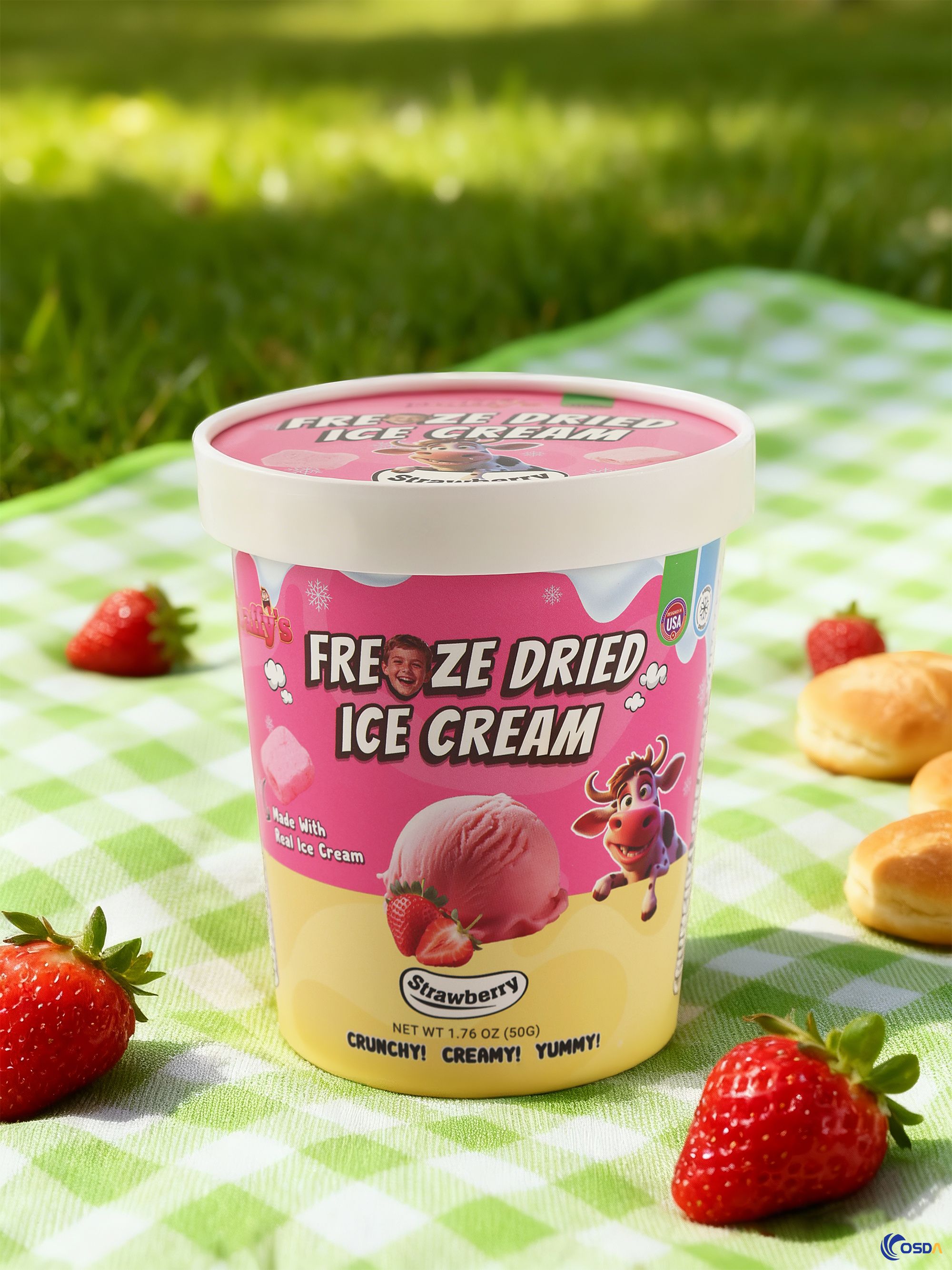 freeze dried space ice cream